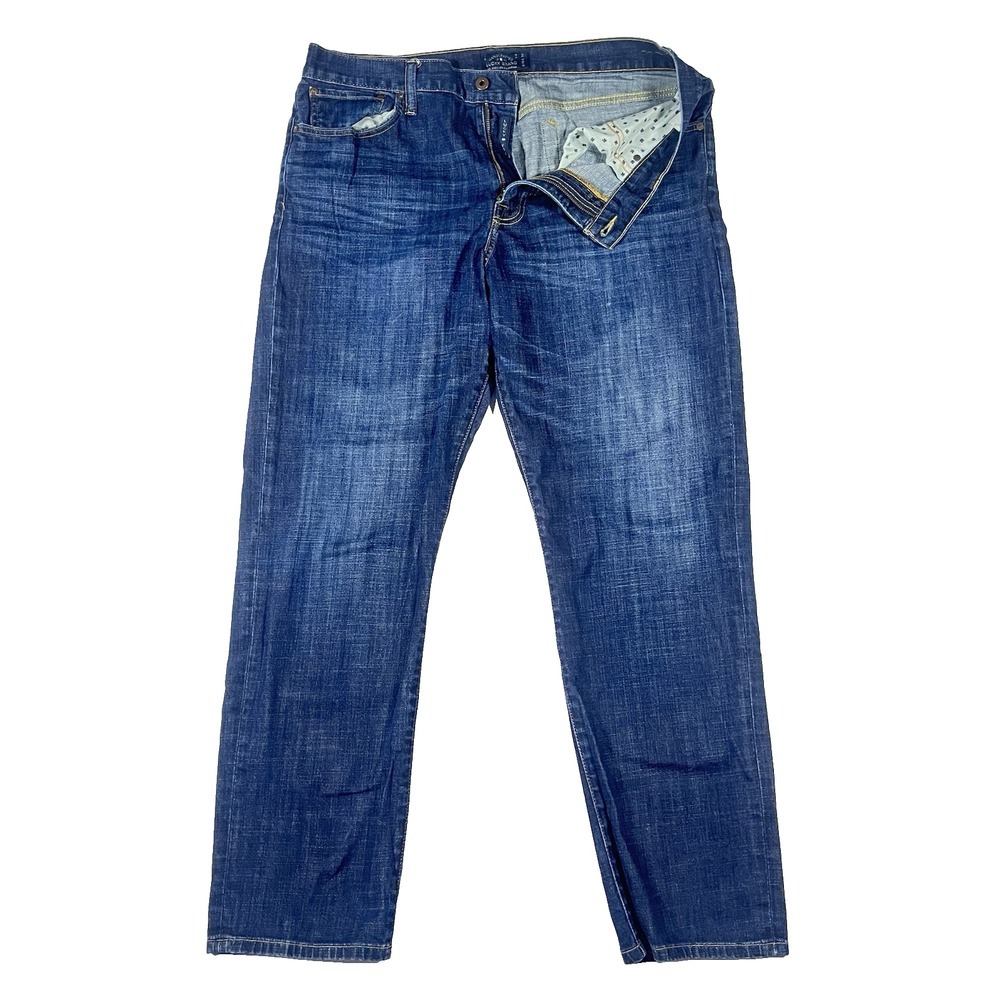 Lucky Brand Jeans Mens Size 38 Blue Denim 329 Classic Straight 38x32 Med Wash